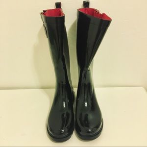 NWOT Capelli Black Rainboots